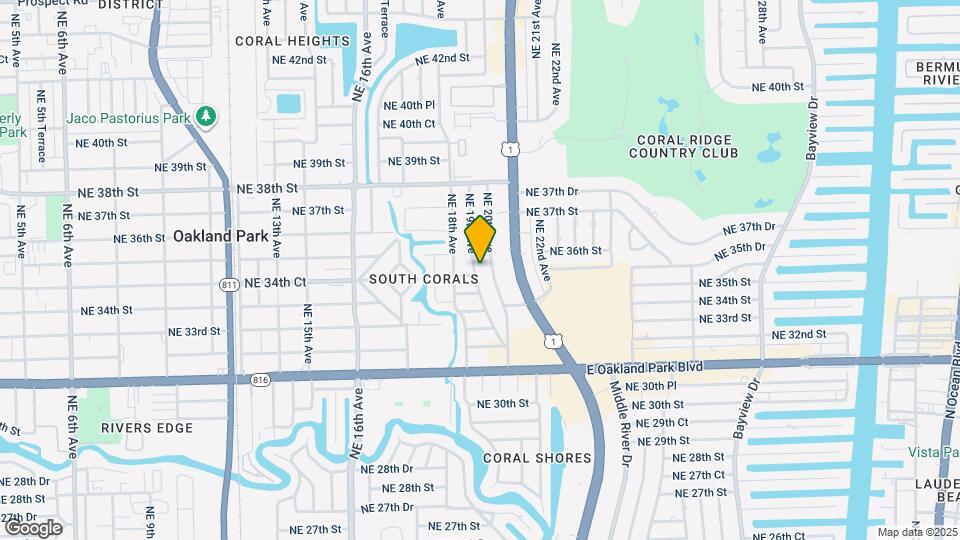 3464 NE 19th Ave Map and Location Details