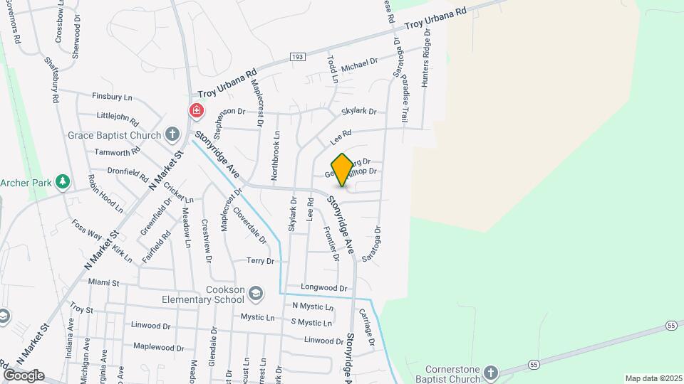 1230 Hilltop Cir, Unit 3 Mapa y Detalles de la Ubicación