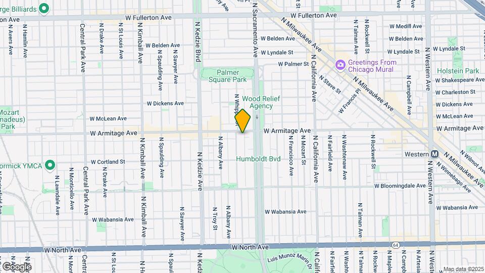 3021 W Armitage Ave Mapa y Detalles de la Ubicación