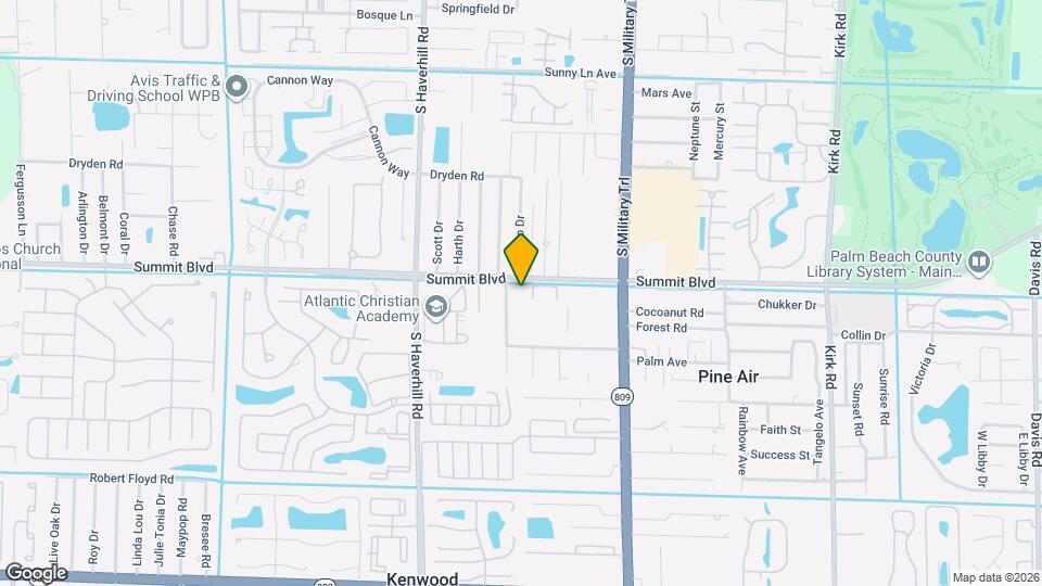 4726 Summit Blvd Map and Location Details