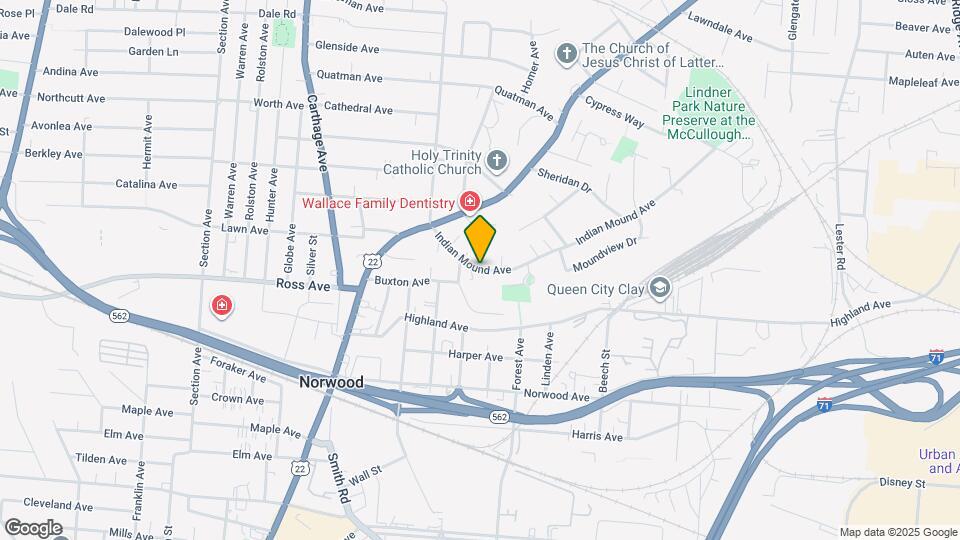 2352 Indian Mound Ave Map and Location Details