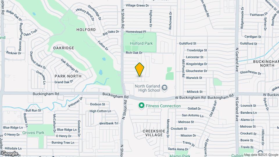 2106 Briarmeadow Dr Map and Location Details