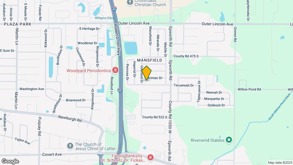 10700 Tecumseh Dr Map and Location Details