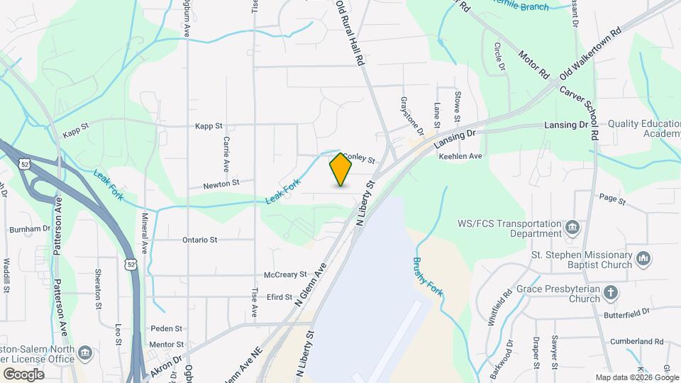 1107 Cayuga St Map and Location Details