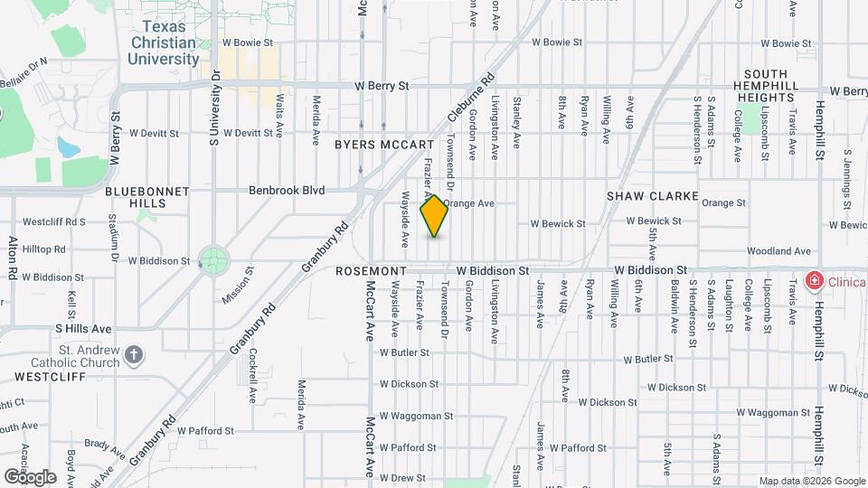 3445 Frazier Ave Map and Location Details