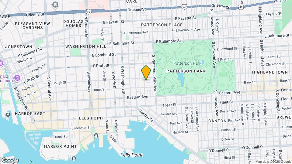 309 S Collington Ave Map and Location Details