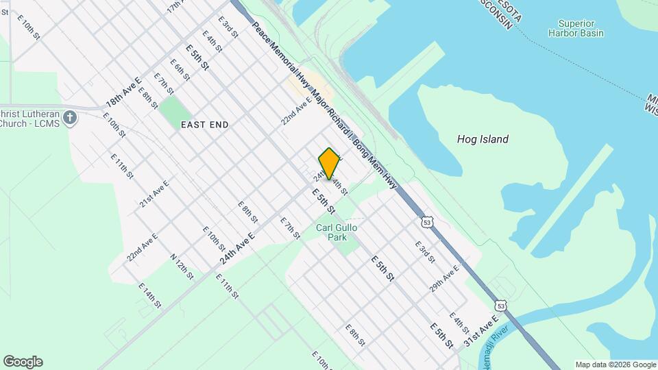 2412 E 4th St Map and Location Details