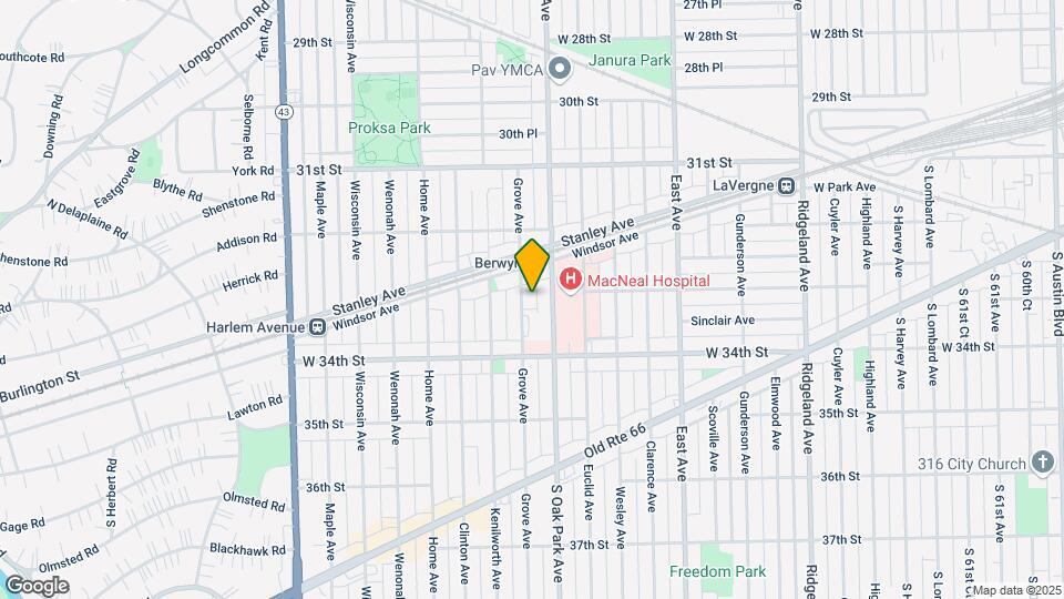 3303 Grove Ave Map and Location Details