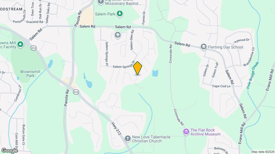 3728 Salem Springs Ct Map and Location Details