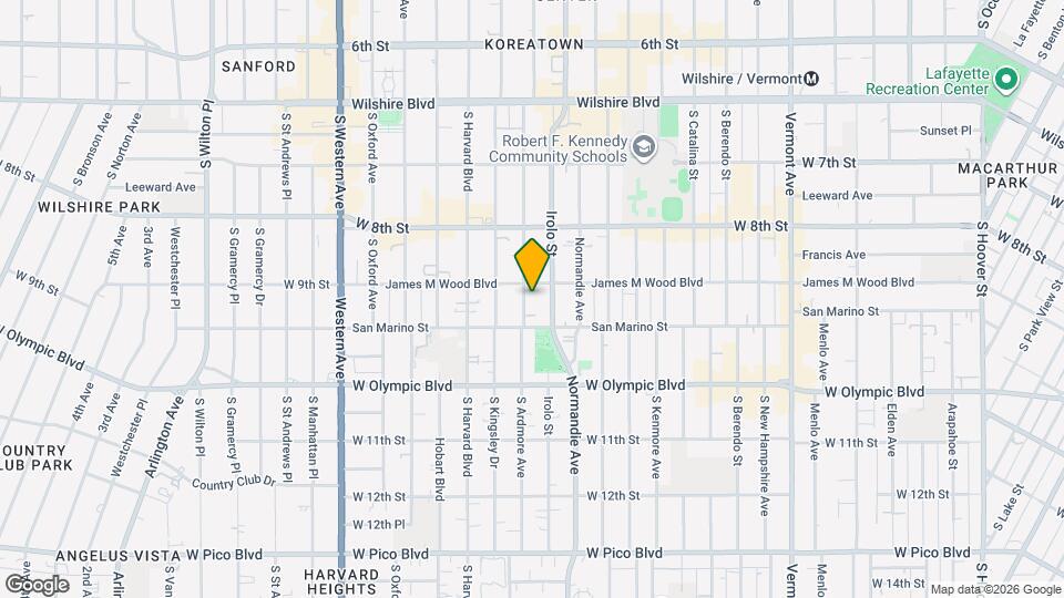 908 S Ardmore Ave, Unit 505 Map and Location Details