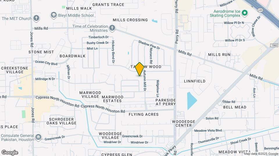 10002 Peachridge Dr Map and Location Details
