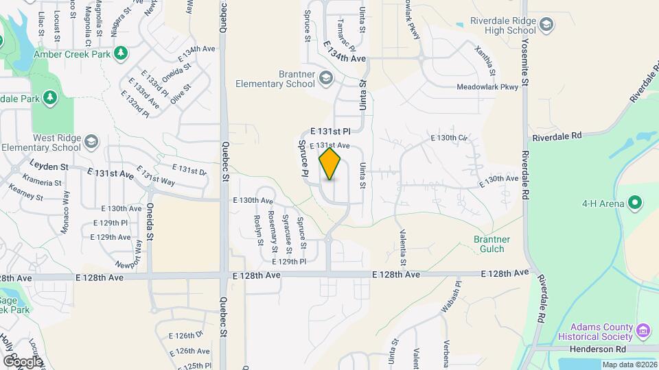 13035 Tamarac Pl Map and Location Details