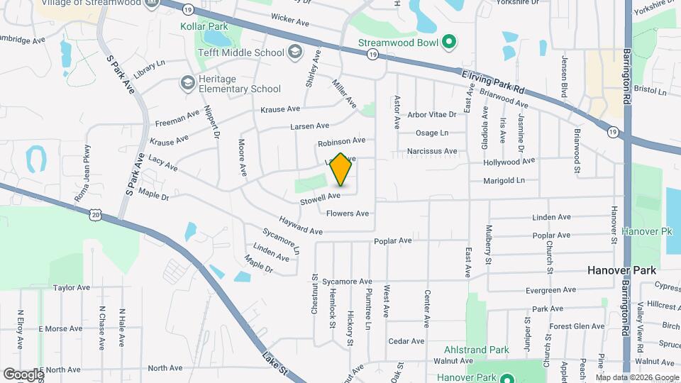 813 Stowell Ave Map and Location Details