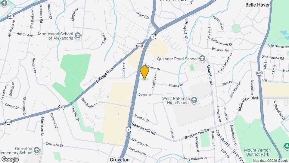 6423 Richmond Hwy, Unit 203 Mapa y Detalles de la Ubicación
