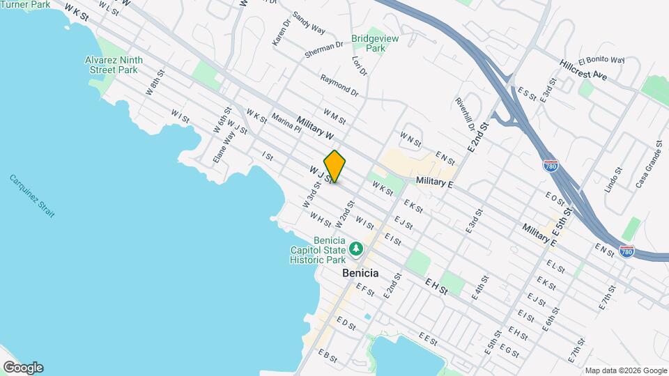 258 W J St Map and Location Details