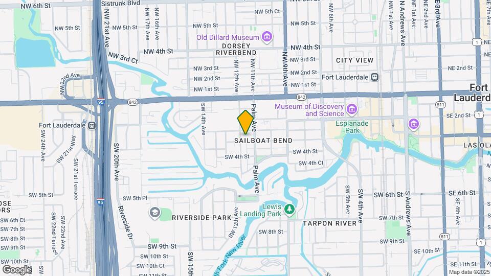 1119 W Las Olas Blvd Map and Location Details