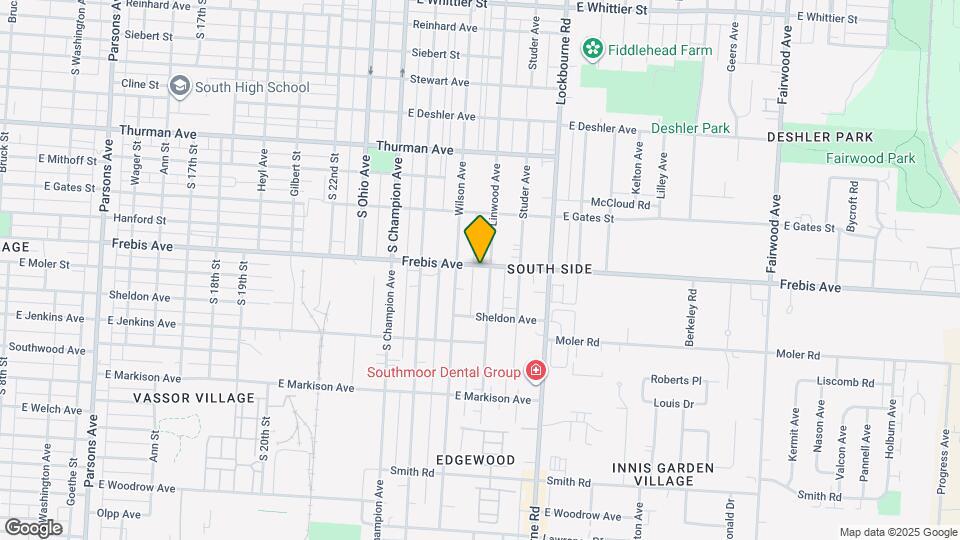 1501 Linwood Ave Map and Location Details