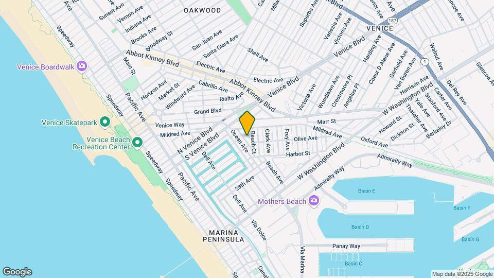 2341 3/4 Beach Ave Mapa y Detalles de la Ubicación