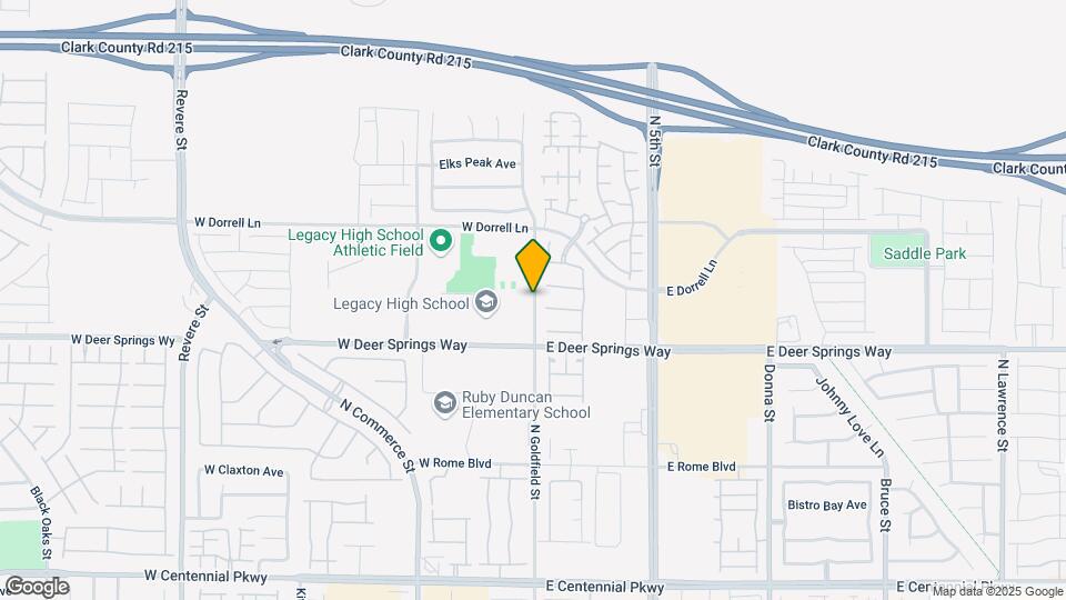 6523 N Goldfield St Map and Location Details