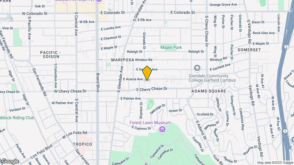 600 E Acacia Ave-Unit -9 Map and Location Details