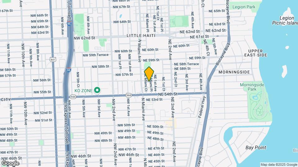 5521 NE Miami Ct Mapa y Detalles de la Ubicación