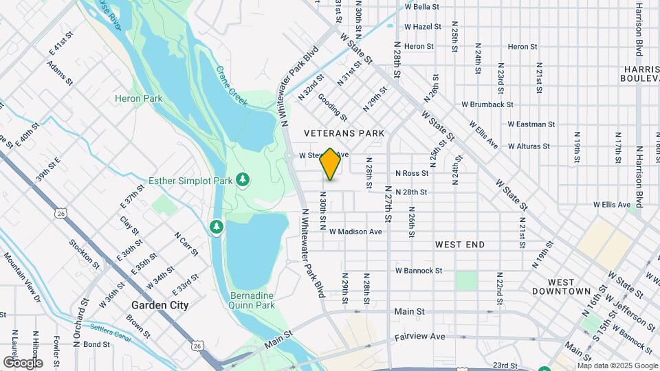 2914 W Woodlawn Ave, Unit 1/2 Mapa y Detalles de la Ubicación