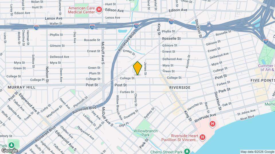 2851 College St Map and Location Details