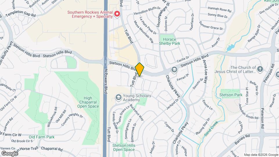 5153 Palomino Ranch Point Map and Location Details