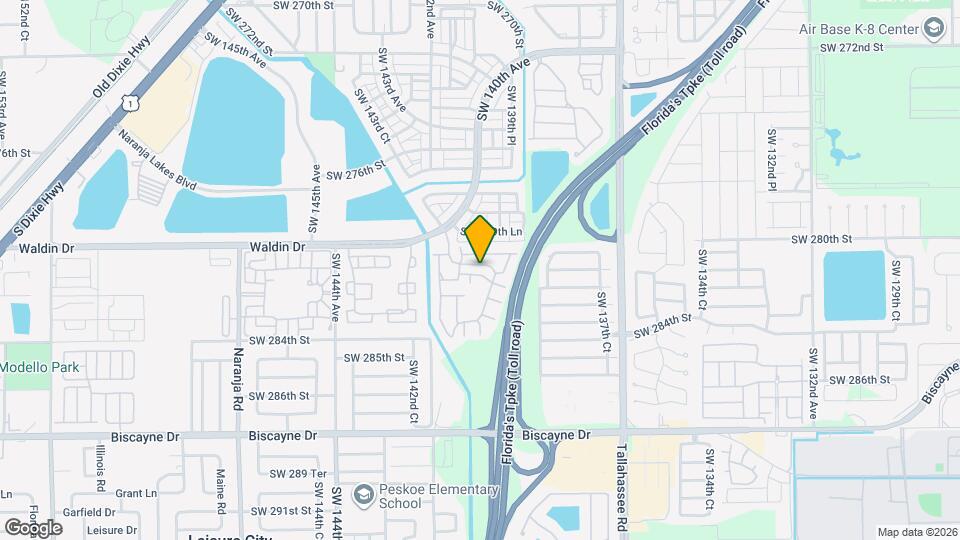 13949 SW 281st Terrace Map and Location Details