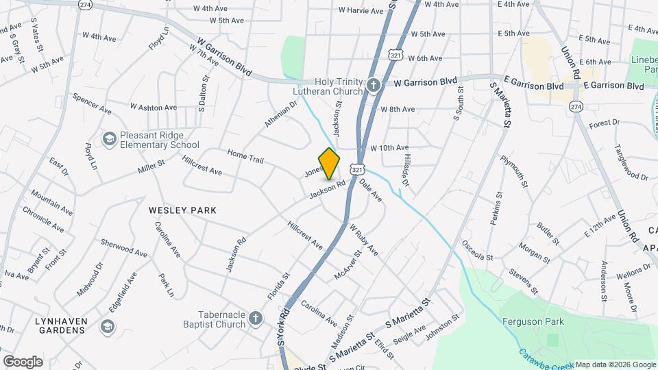 1216 Jackson Rd Map and Location Details