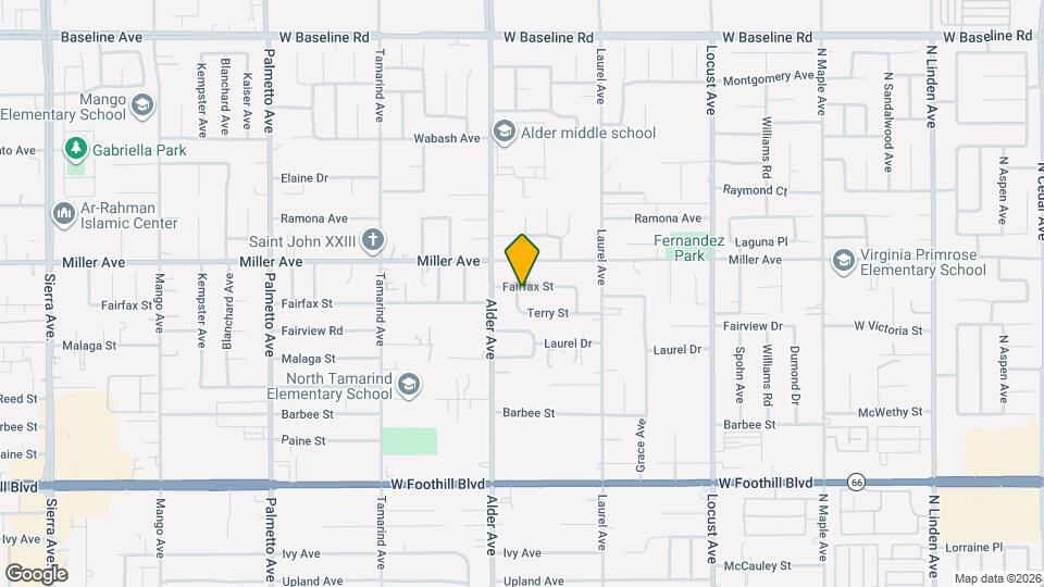 17757 Fairfax St Map and Location Details