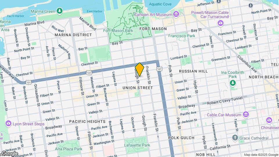 2810 Gough St Map and Location Details
