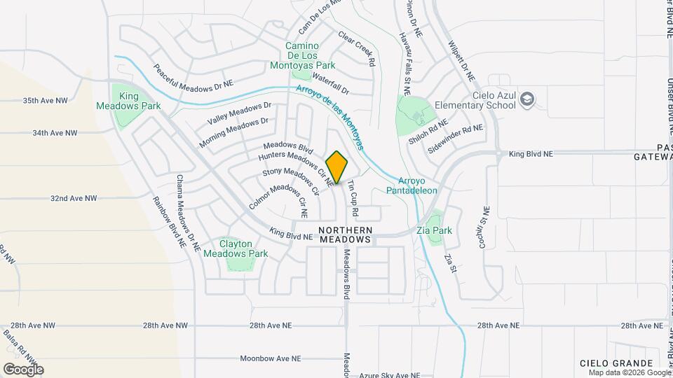 3245 Hunters Meadows Cir NE Map and Location Details