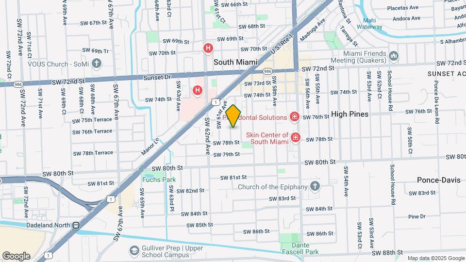 7641 SW 60th Ave Map and Location Details