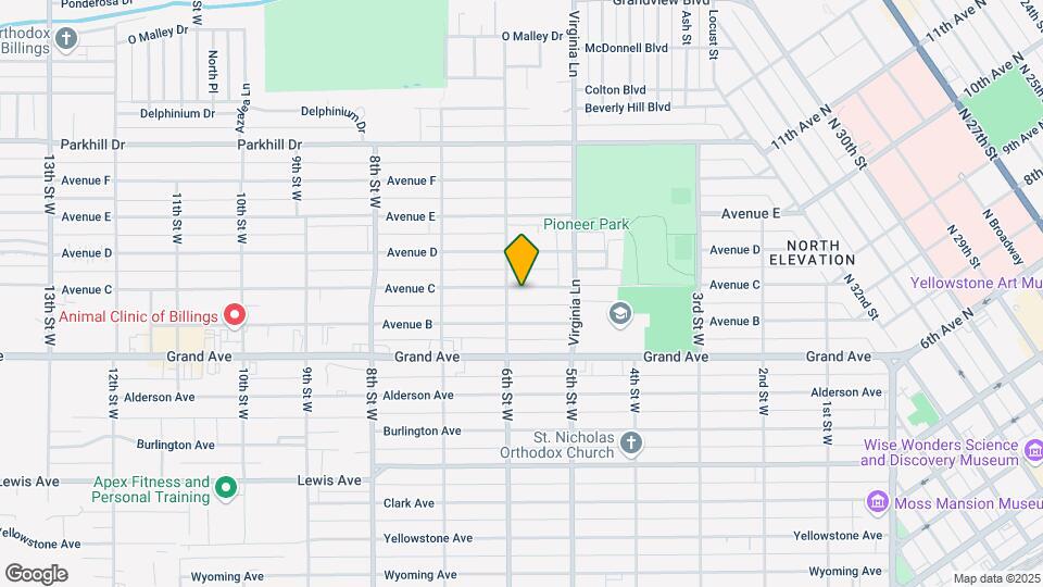 542 Avenue C Map and Location Details