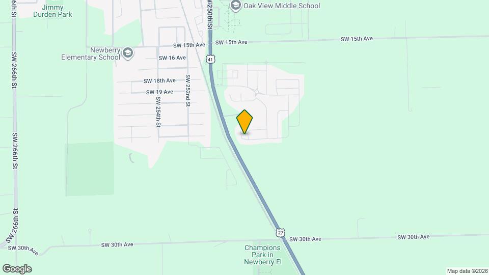 24722 SW 21st Ln Map and Location Details