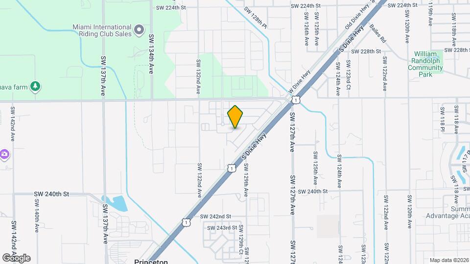 23461 SW 129th Pl Map and Location Details