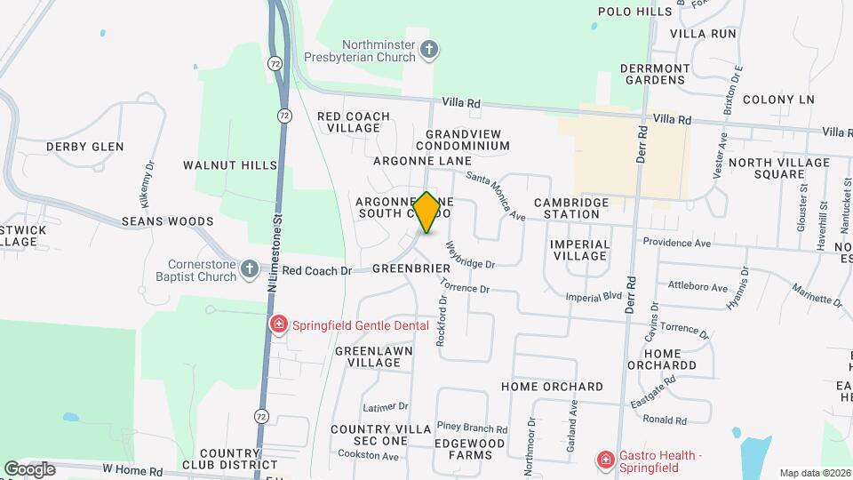 2538 Red Coach Dr Map and Location Details