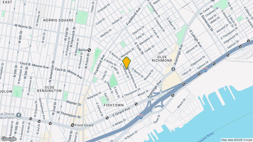 1513 E Hewson St Mapa y Detalles de la Ubicación
