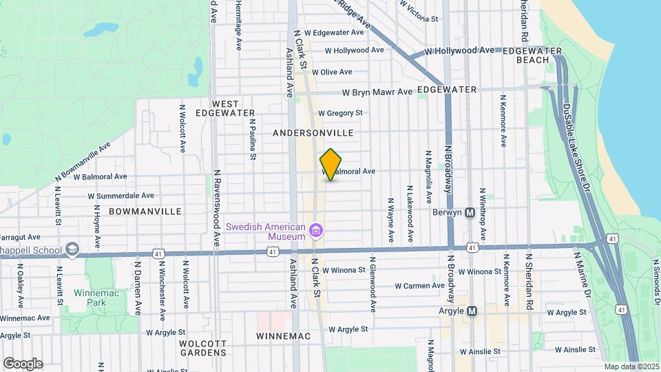 1466 W Summerdale Ave, Unit 2 Map and Location Details