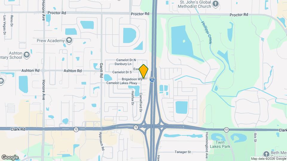 5972 Brigadoon Wy Map and Location Details