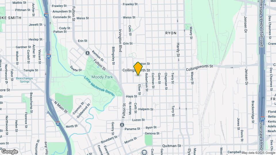 3419 Elser St Map and Location Details