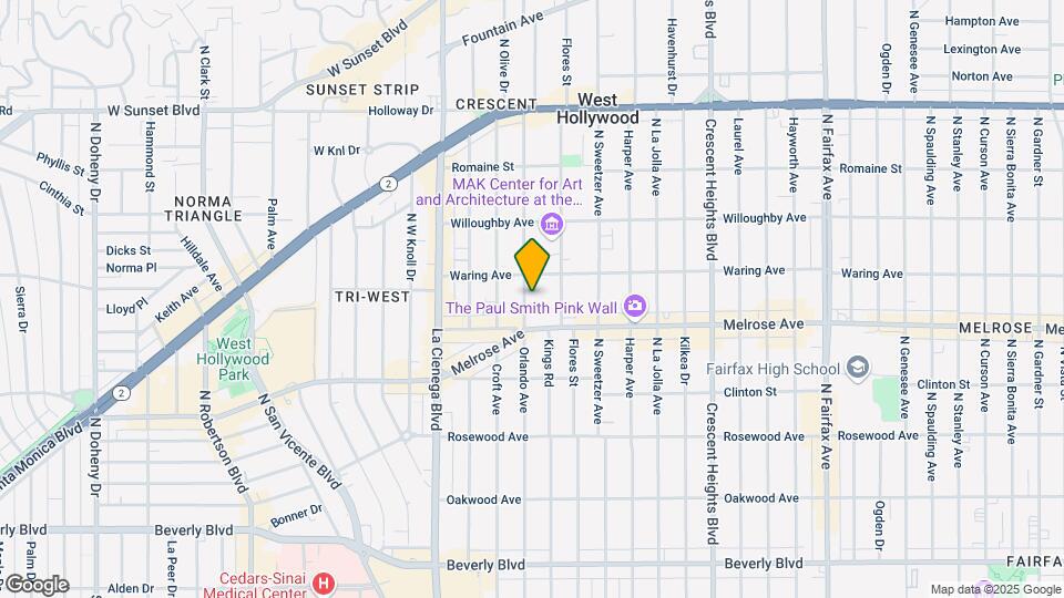 732 Orlando Ave Map and Location Details