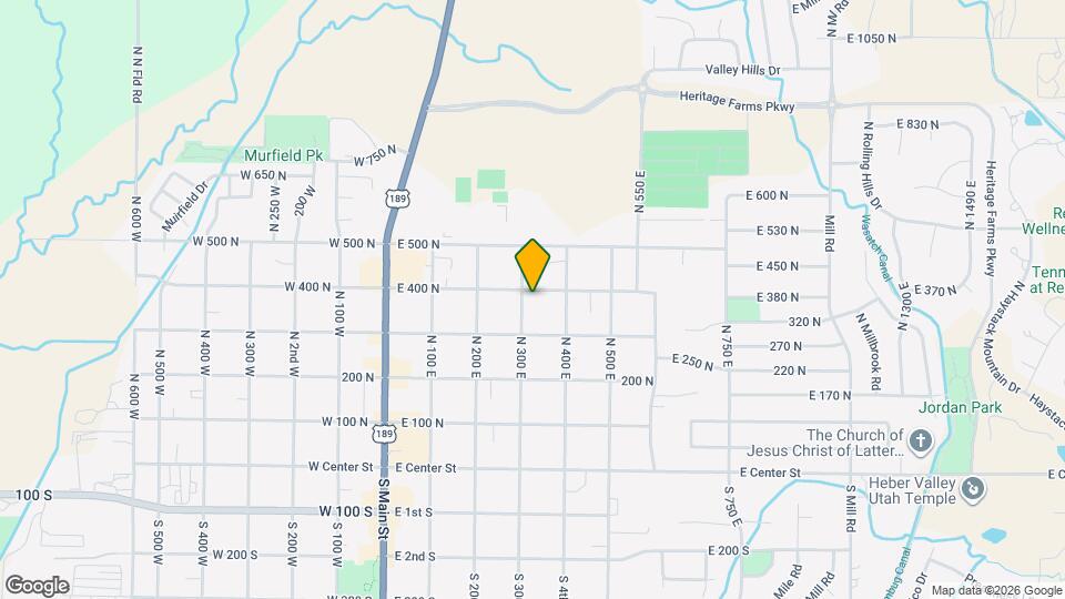 390 N 300 E Map and Location Details