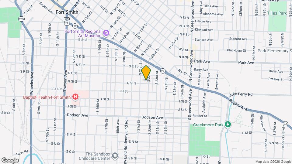 722-724 S 22nd St Map and Location Details