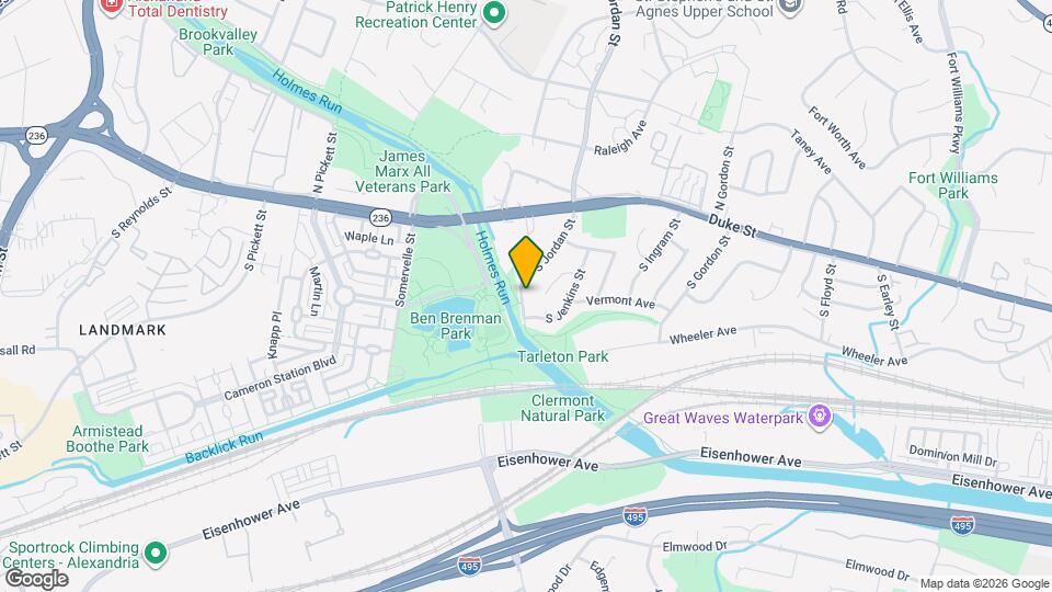 4511 Holmes Run Pkwy Mapa y Detalles de la Ubicación