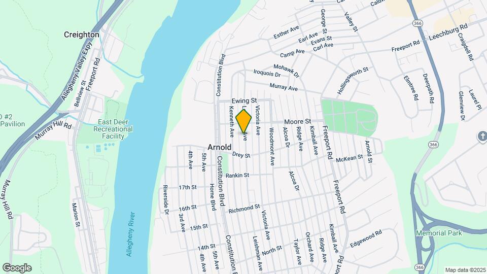 1925 Leishman Ave Mapa y Detalles de la Ubicación