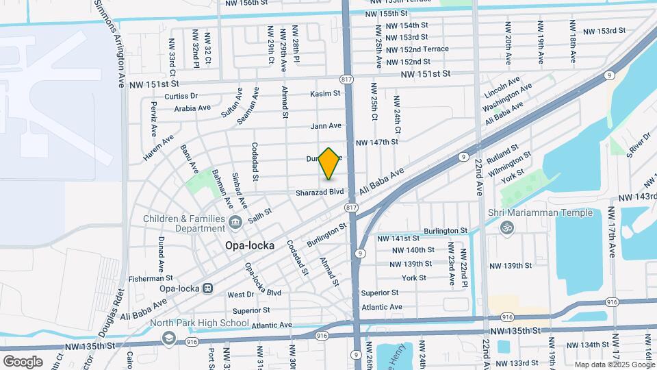 1321 Sharazad Blvd Map and Location Details