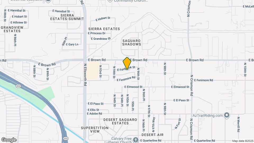 9510 E Flanders Rd Map and Location Details