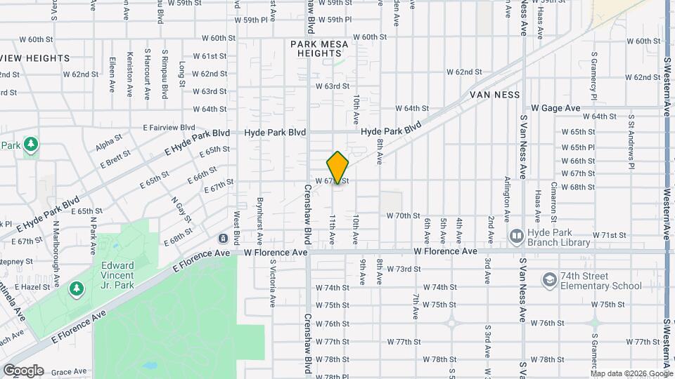 6714-6711 11th Ave Map and Location Details